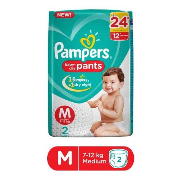pampers m size diapers