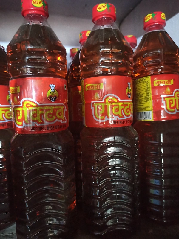 bawarchi active refined rice bran oil 1l