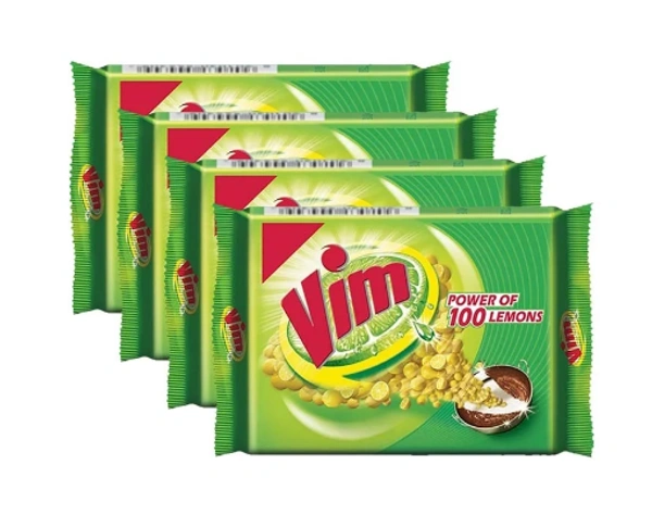 Vim Dish Wash Bar Lemon 1*4 Set