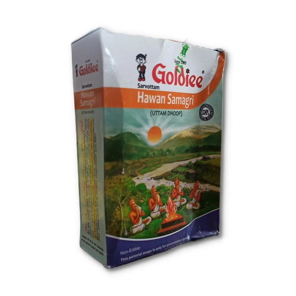 Goldiee Hawan Samagri Uttam Dhoop 200g