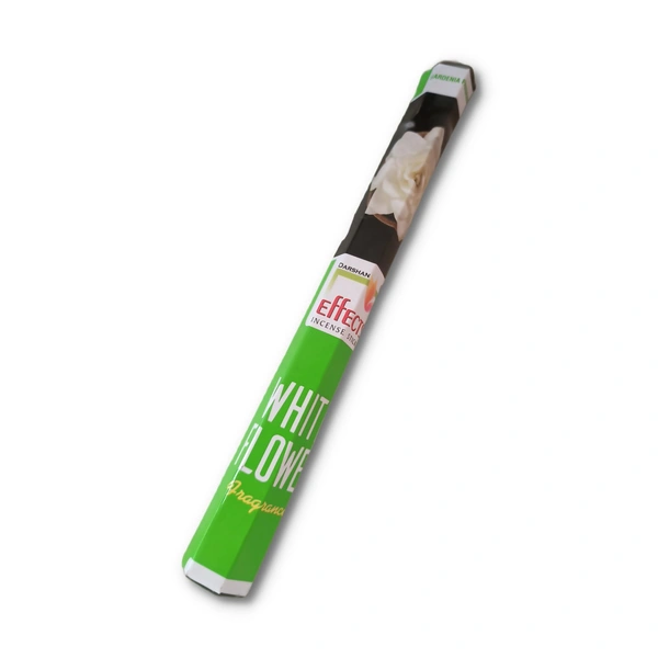 Darshan effect incense sticks white flower 