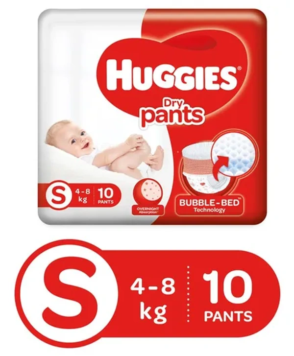 Huggies Dry Pant S Size Pack Of 10 Pcs