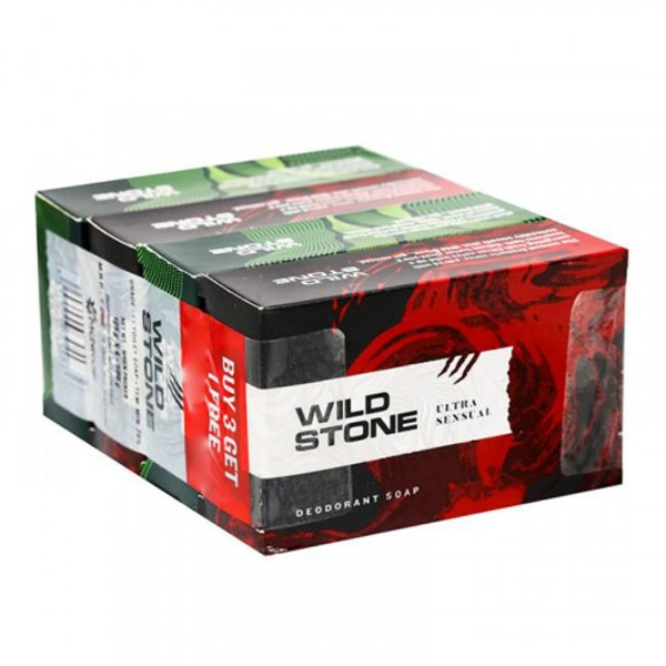 Wild Stone Soap/Sabun - 75g×4pcs