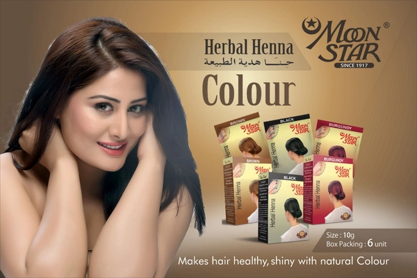 Moon Star Hair Color - black