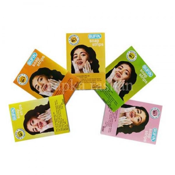 Bufin Soap Strips Paper Soap - 5 pack set
