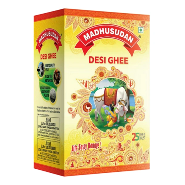 Madhusudan Desi Ghee - 500ml