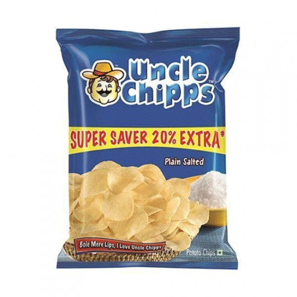 Uncle Chips Plain Salted  - 5