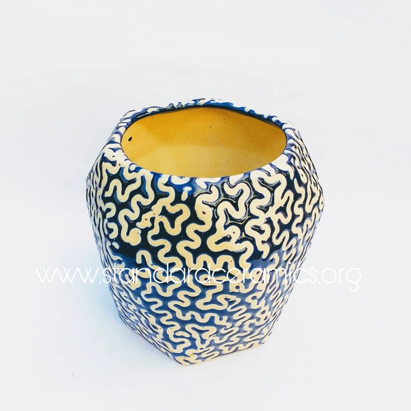 Ceramic Indoor Planters | SCI - 421 - H - 8 Inch, W - 8 Inch , SCI - 421