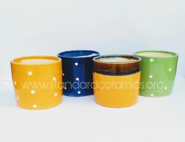 Pipe Planter Pot S SCI - 438  - H - 5.5 INCHES, W - 5.5 INCHES, SCI - 438 