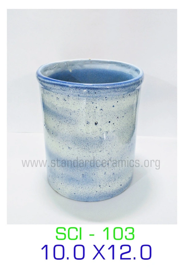 Ceramic Pipe Planters XXL SCI - 103 - W - 10 INCHES, H - 12 INCHES, SCI - 103