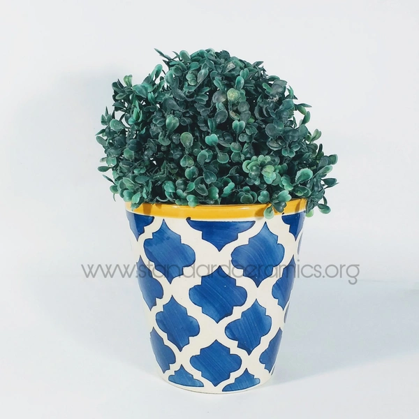 Ceramic Planters for Indoor Plants | Bucket Planter Pot SCI - 422 - H - 6 Inch,  W - 6 Inch, SCI - 422
