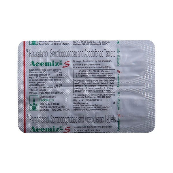 Acemiz S 🆓 - 1 Tablet