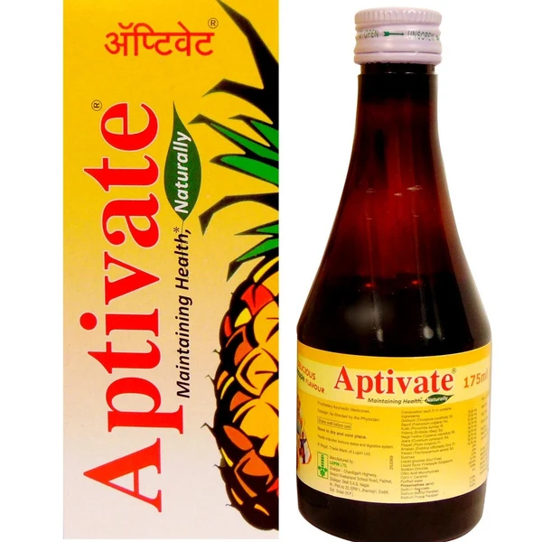 Aptivate Syrup - Pineapple Naturally, 175ml