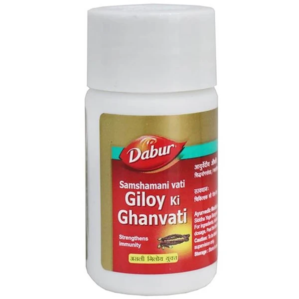 Dabur Giloy Ki Ghanvati - 1 Bottle of 40 Tablets