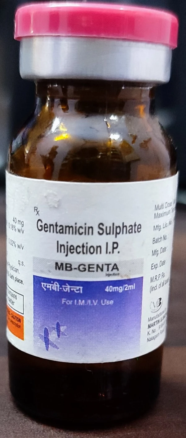 MB Genta Injection - 1 Vial