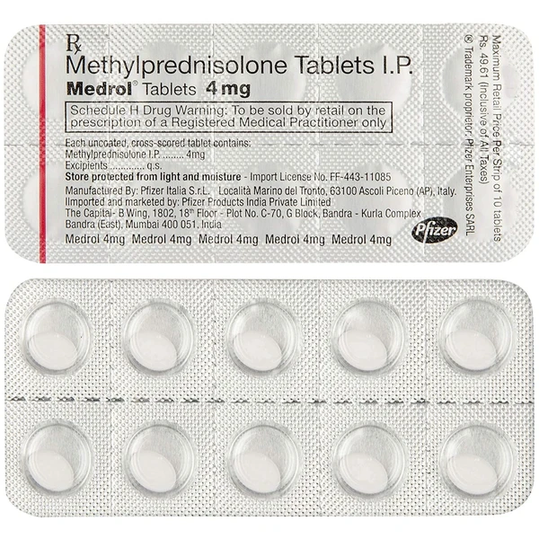 Medrol 4 - 1 Tablet