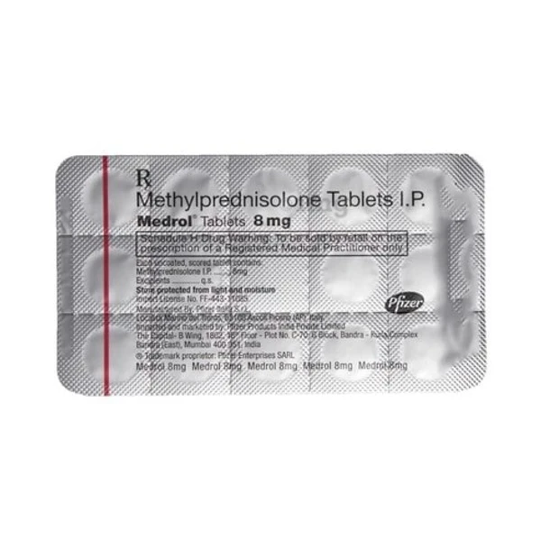 Medrol 8 - 1 Tablet