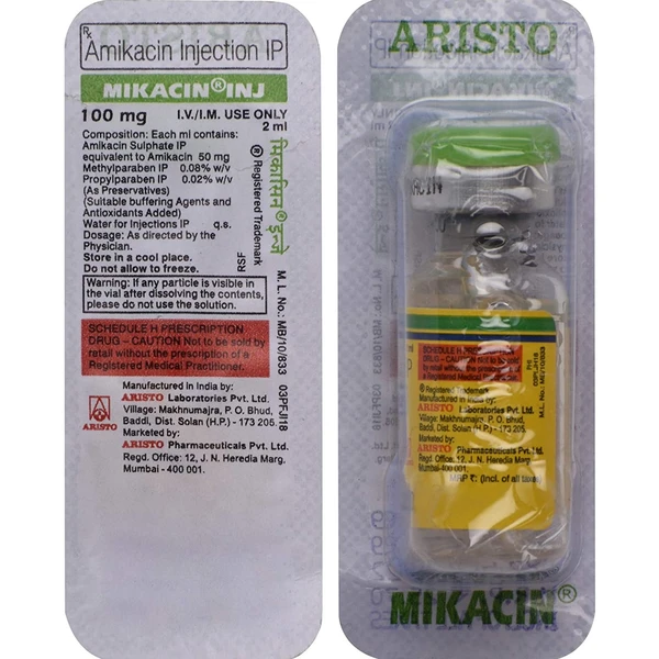 Mikacin 100 Injection - 1 Vial