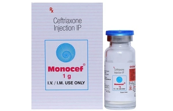 Monocef 1gm Injection  - 1 Vial