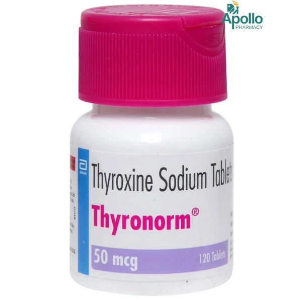 Thyronorm 50mcg Tablet - 1 Bottle of 120 Tablets