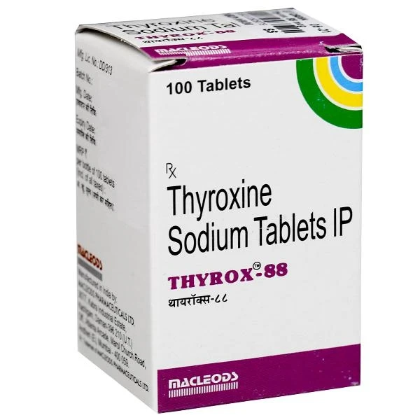 Thyrox 88 Tablet - 1 Bottle of 100 Tablets