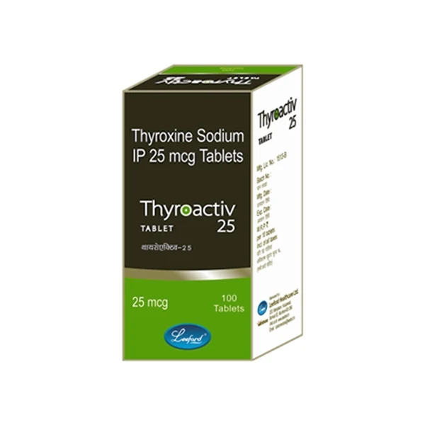 Thyroactiv 25 Tablet - 1 Bottle of 100 Tablets