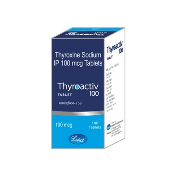 Thyroactiv 100 Tablet - 1 Bottle of 100 Tablets