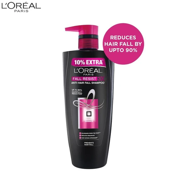LOreal Paris Fall Resist 3X Hairfall Shampoo - 360ml