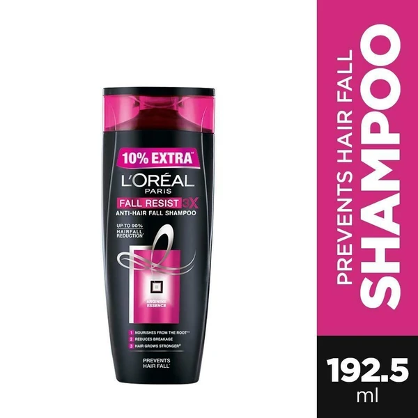 LOreal Paris Fall Resist 3X Hairfall Shampoo - 192.5ml