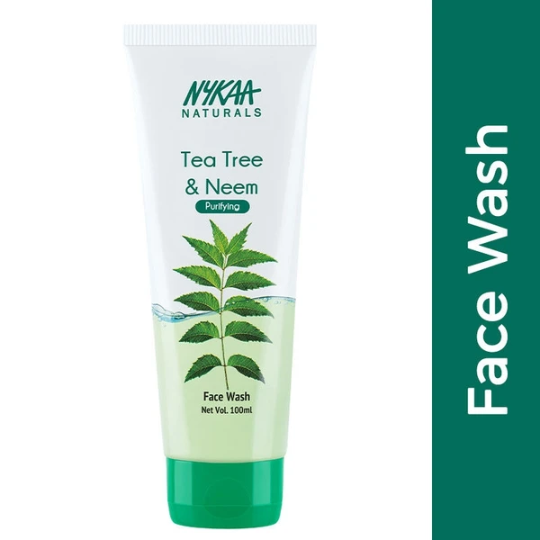 Nykaa Naturals Tea Tree & Neem Purifying Face Wash - 100ml