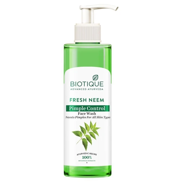 Biotique Fresh Neem Pimple Control Face Wash - 200ml