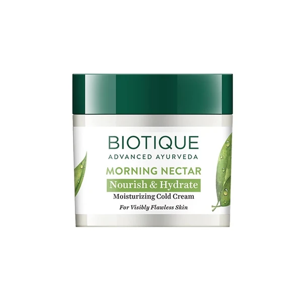 Biotique Morning Nectar Nourish & Hydrate Moisturizing Cold Cream - 50gm