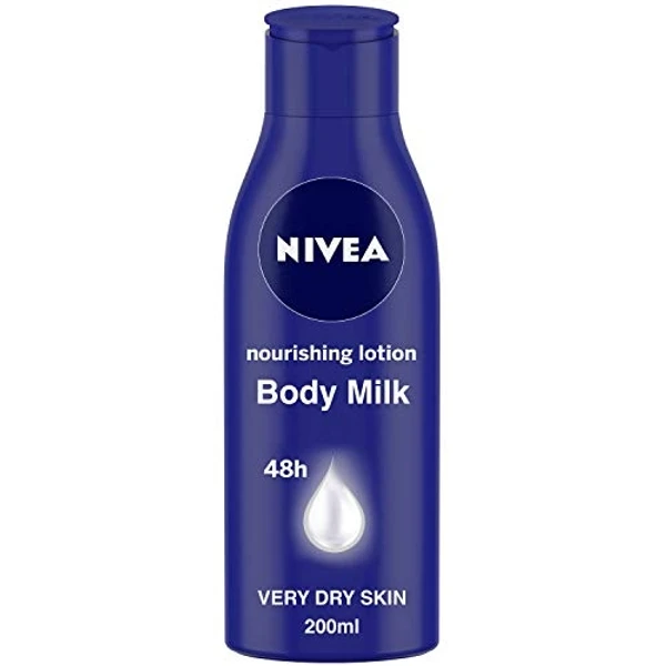Nivea Body Lotion Nourishing Body Milk with Almond Oil And Vitamin E - 200ml