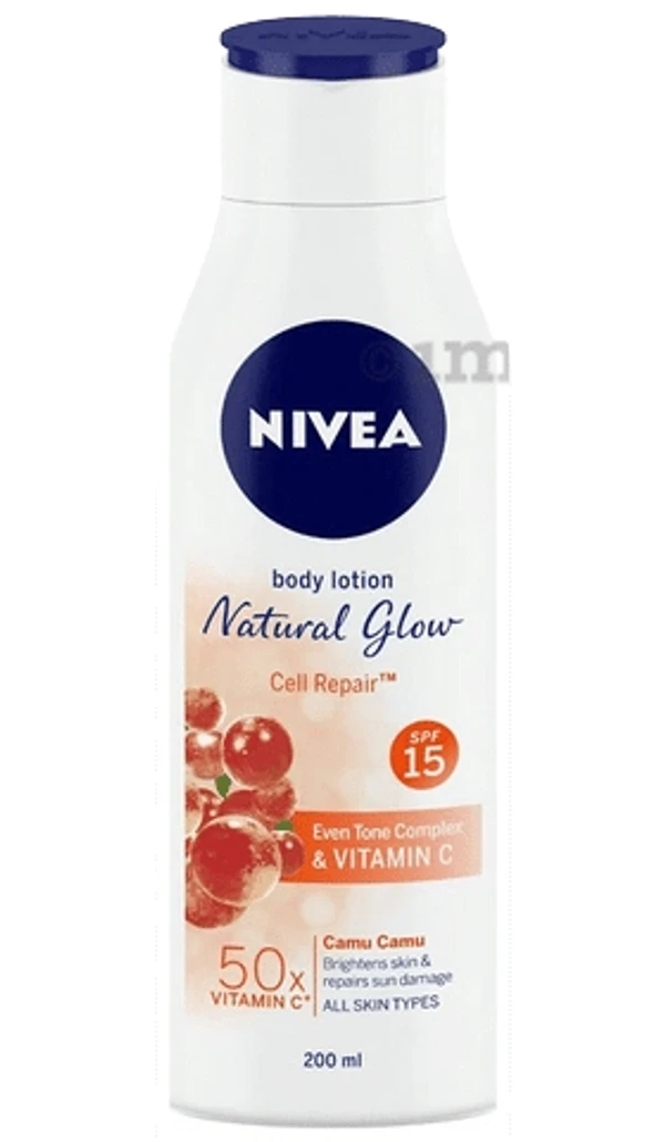 Nivea Natural Glow Body Lotion - 200ml