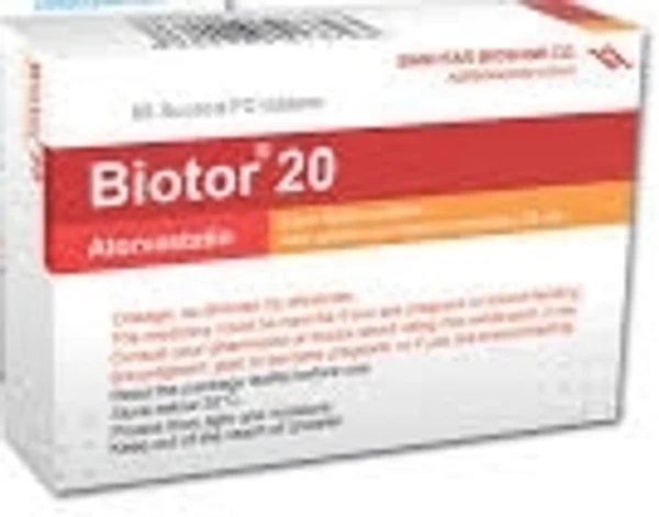 Biotor 20mg Tablet - 1 Strip