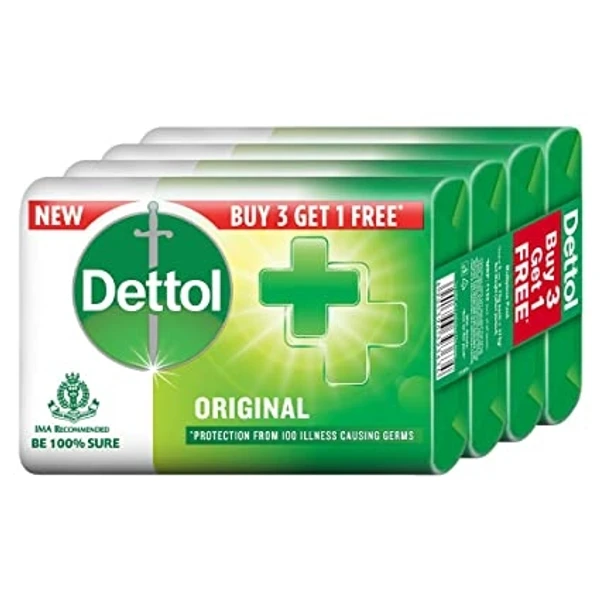 Dettol Soap Buy 3 Get 1 Free - 4 x 75gm