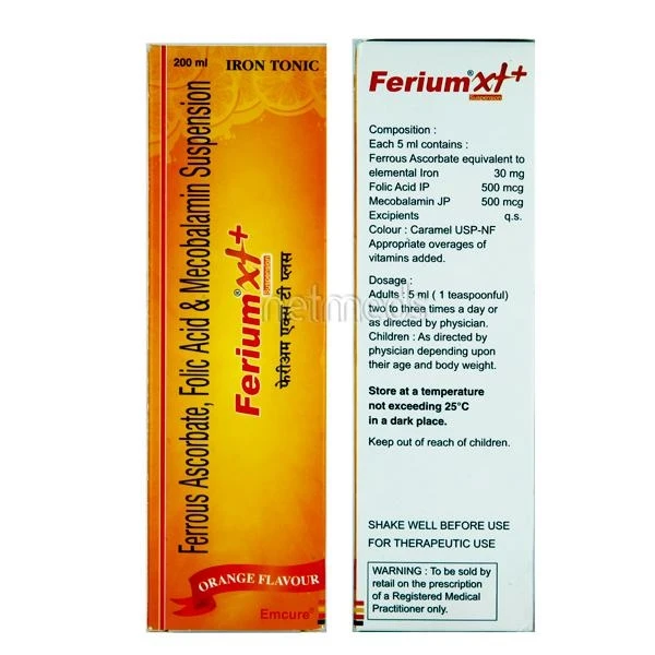 Ferium XT+ Orange Suspension - Orange, 200ml