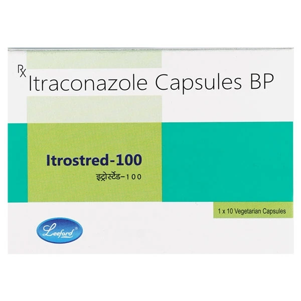 Itrostred 100  - 10 capsules in 1 strip