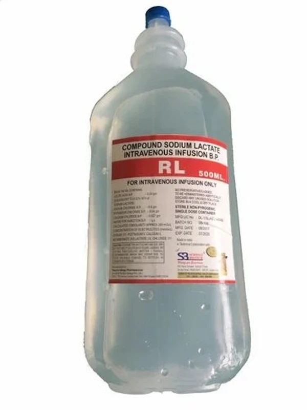 Jedux Intravenous Fluids Bottle 500ml - RL