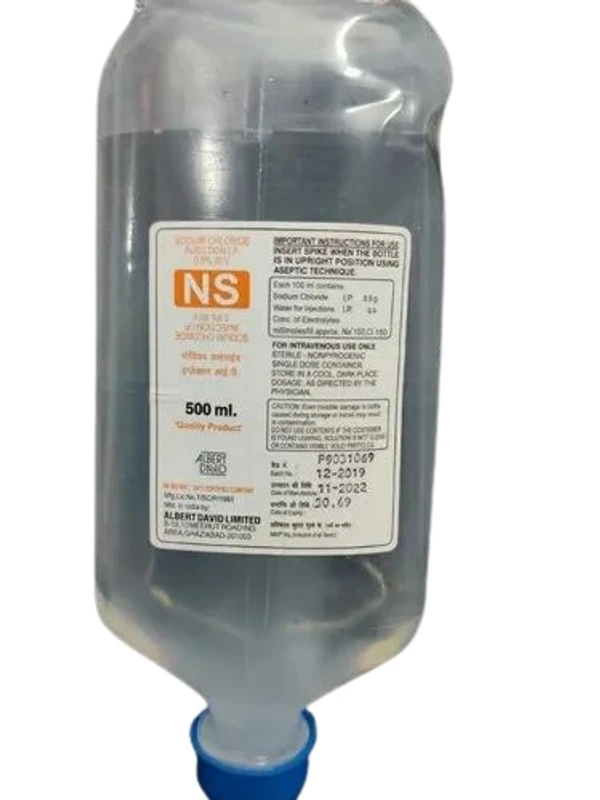 Jedux Intravenous Fluids Bottle 500ml - NS