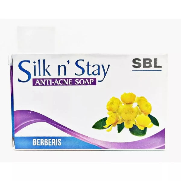 Silk N Stay Anti Acne Berberis Soap - 75gm