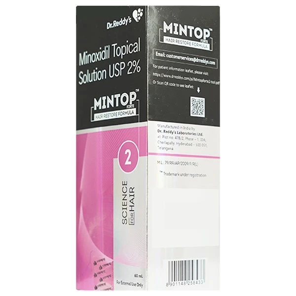 Mintop Forte 2% Hair Restore Formula - 60ml