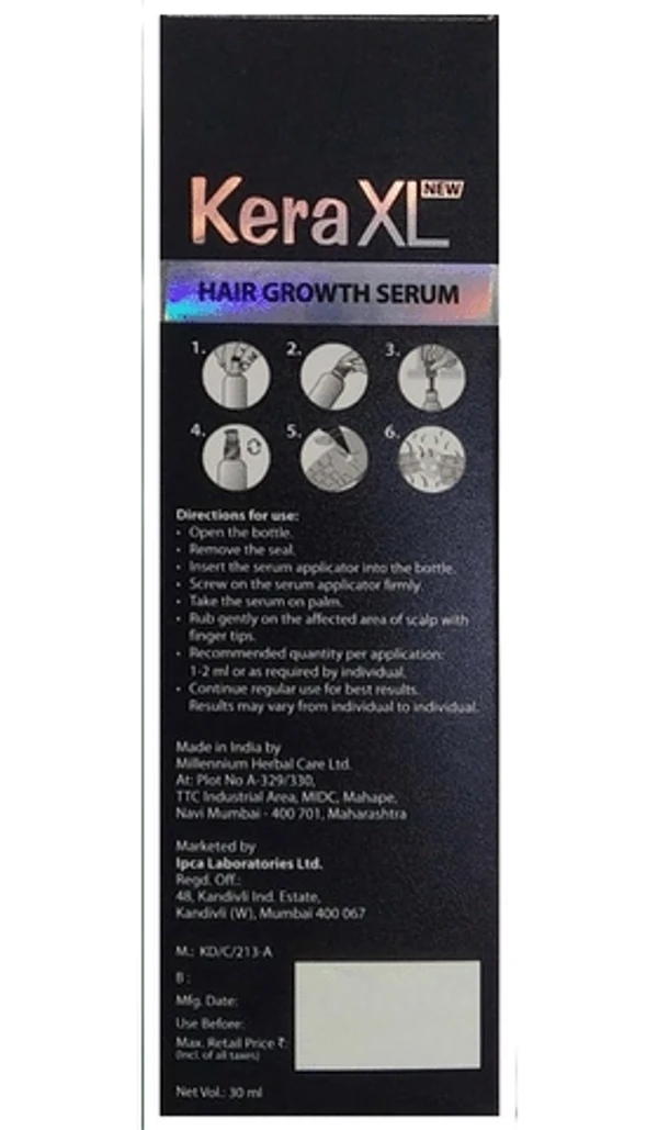 Kera XL New Hair Growth Serum - 60ml