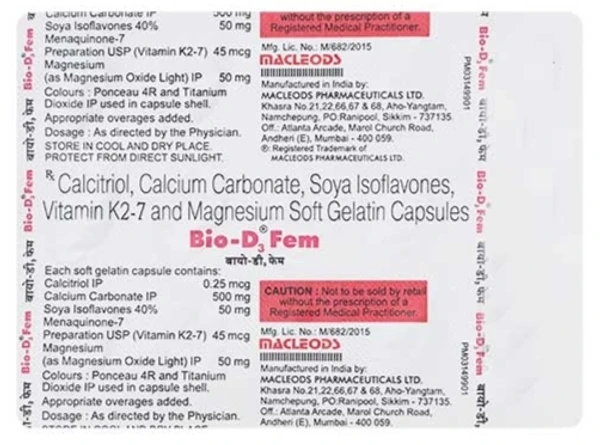 Bio D3 Fem - 1 Capsule