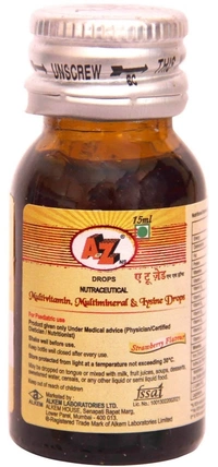 A to Z NS Oral Drop - Strawberry, 15ml