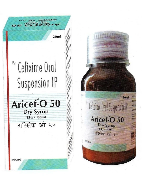 Aricef O 50 Dry Syrup - 30ml