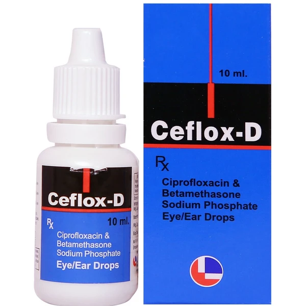 Ceflox D Eye/Ear Drops - 10ml