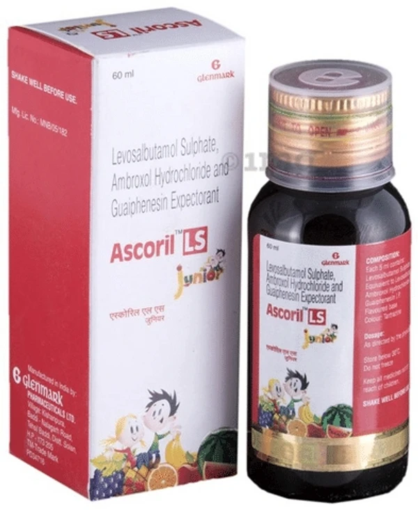 Ascoril LS Junior Syrup - 60ml