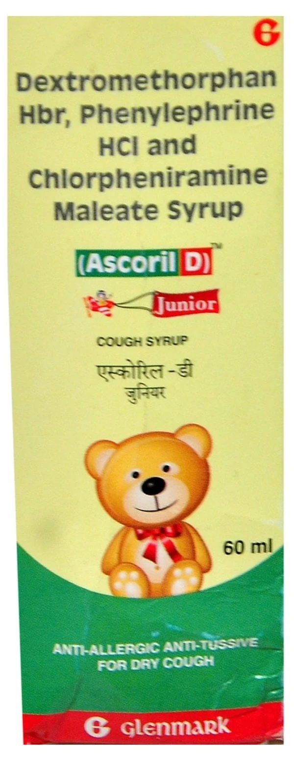 Ascoril D Junior Syrup - 60ml