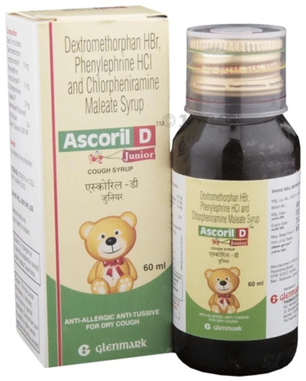 Ascoril D Junior Syrup - 60ml